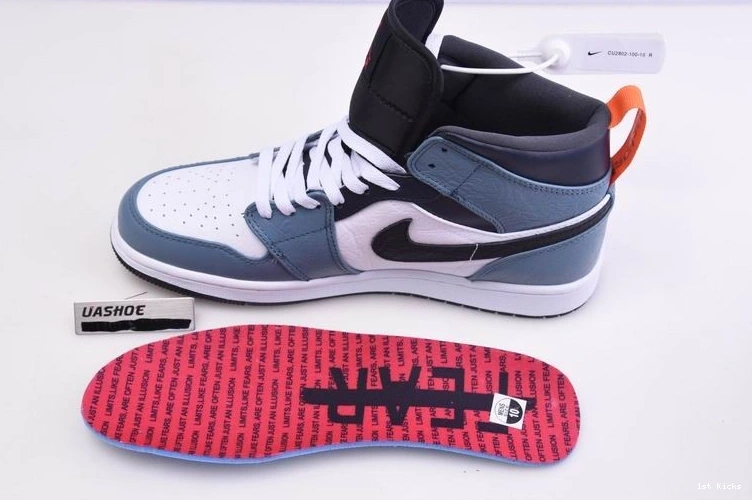 Mid Fearless 1 Jordan  Facetasm CU2802-100 1225